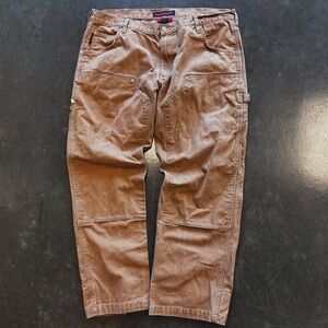 Carhartt Brown Workwear Cargo Pants - Men's Durable Utility Trousers